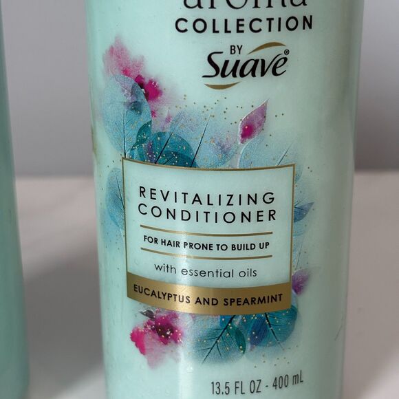 (2) Suave Aroma Collection Eucalyptus Spearmint Revitalizing Conditioner 13.5 oz - Picture 2 of 4